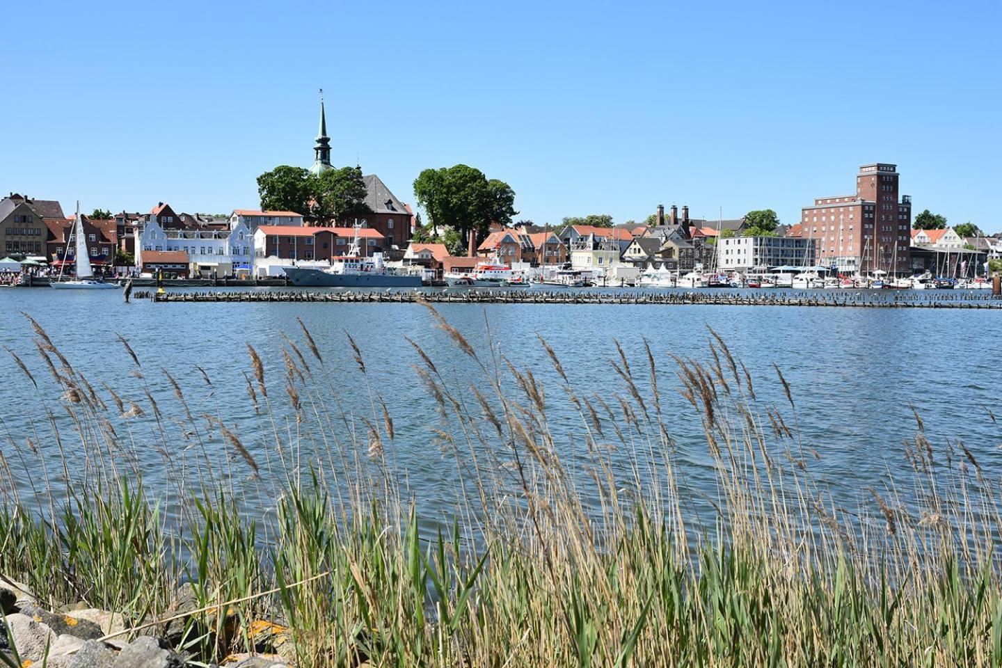 Ferienwohnung Brueckenblick Kappeln Bagian luar foto